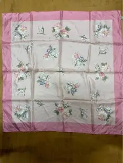 D100 Christian Dior ディオール花柄スカーフ　大判