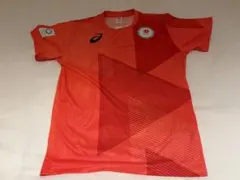 asics 東京2020 日本代表Tシャツ XL JOC公式 サンライズレッドのサムネイル