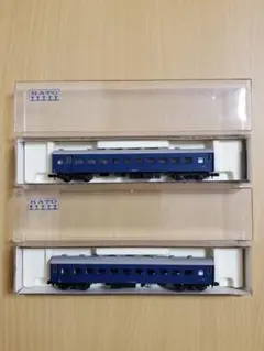 카토 N 게이지 오하프 45 & 오하 46 (각 블루) 자동차 세트 2개