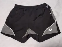 YONEX ヨネックスバドミントン用ハーフパンツ Lサイズ 黒/グレー