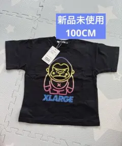 新品未使用 タグ付き 100CM XLARGE ネオン ファニーゴリラ Tシャツのサムネイル