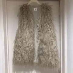 BEAUTY & YOUTH ファーコート ベージュ