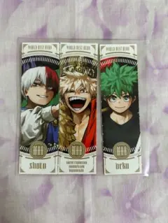 ヒロアカ　轟焦凍　爆豪勝己　緑谷出久　ステッカー3点セット