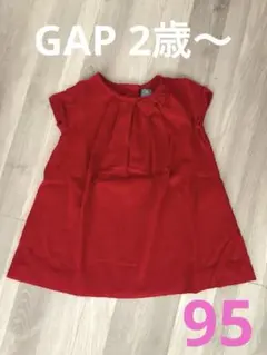 ワンピース　赤　GAP 2year