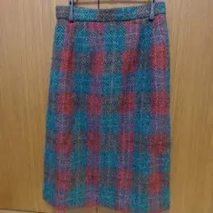 東京スタイル　チェック柄　スカート