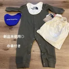 新品◎ノースフェイス　ベビーロンパース　スタイセット 80size