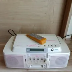 aiwa ハローキティ CD・カセットデッキ・ラジオ ピンク CSD-EX153