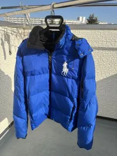 POLO Ralph lauren ダウンジャケット 青　180/100A L