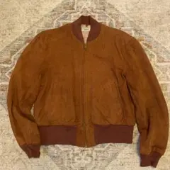 VANSON バンソン スエード ジャケット 38 USA製 ブラウン - メルカリ