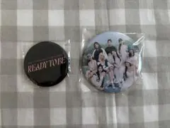 TWICE READY TO BE アプグレ　缶バッジ　2点セット