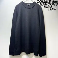 希少 極美品 11年製 トリコ コムデギャルソン ウール クルーネック ニット