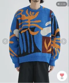 レア色‼️[KHOKI] Intarsia-knit jumper - メルカリ