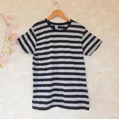 トラス TRUSS Tシャツ カットソー【M】ボーダー 半袖 クルーネックのサムネイル