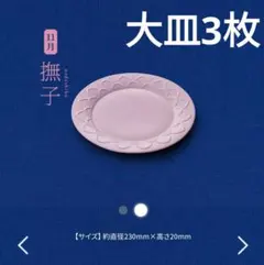 金麦　大皿　11月撫子　3枚のサムネイル