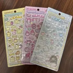 正規品　ボンドンドロップシール　ポムポムプリン マイメロディ　シナモロール