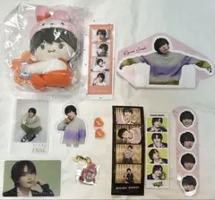 大西流星くん　セット　クリアフォトカード　クリップマスコット　ステッカー　特典