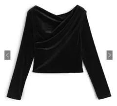 ベロアドレープトップス [dk1551]