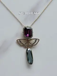 SWAROVSKI ロングチェーン ネックレス