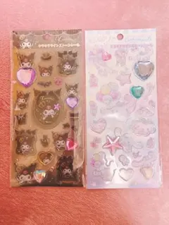 サンリオ　キラキララインストーンシール　2枚セット