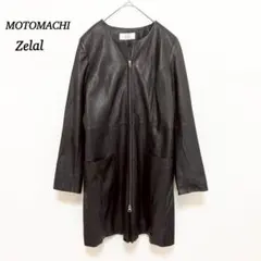 定価7.6万　美品　元町ゼラール　レザーコート　ラムレザー　リバーシブル　13号 定価7.6万 美品 元町ゼラール レザーコート ラムレザー