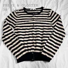 FREDY & GLOSTER ボーダーカーディガン 38 美品 コンパクトのサムネイル