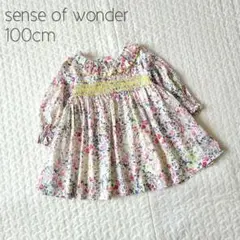 ⑮【美品】sense of wonder リバティ フェルダ チュニック 100