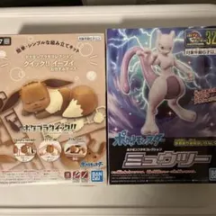 【ポケットモンスター】プラモコレクション ミュウツー＆イーブイ セット