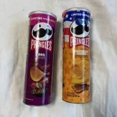 【アメリカ限定】プリングルス アメリカBBQ・チェダーチーズ味158g 2本