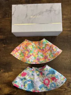 MARLMARL スタイ 2枚セット カラフル 花柄 よだれかけ