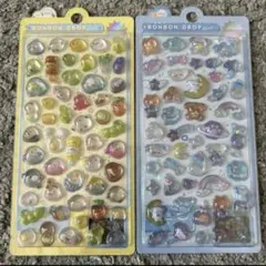 ボンボンドロップシール　ボンドロ　韓国　ボンランド　２枚セット　かわいい