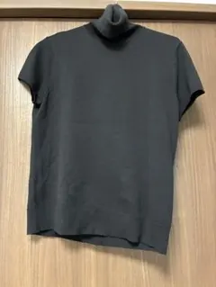 Ralph Lauren 黒 ハイネック 半袖ニット