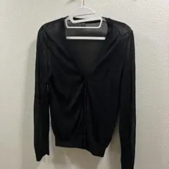 UNIQLO ブラック 長袖カーディガン L