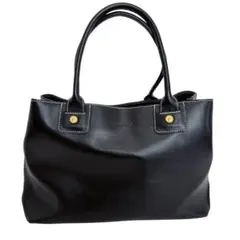 agnes b. アニエスべー レザー ハンドバッグ ブラック 通勤 フォーマル