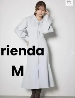 rienda　リエンダ　ビジュースウェットマーメイドワンピース ブラック M