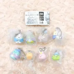 すみっコぐらし 青い月夜のまほうのコ フィギュアマスコット2 全8種 フルコンプ