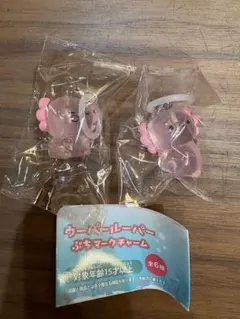 ウーパールーパー ぷちマークチャーム 2個セット