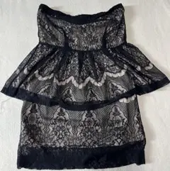 2032【lip service】【ベアトップワンピース】【Sサイズ】