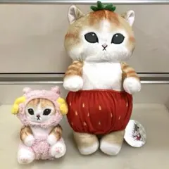 モフサンド　ぬいぐるみ　２点セット　ひつじにゃん　フルーツにゃん