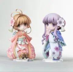 wf2026 ワンダースミス ちび和服さくら＆ちび和服知世 ガレージキット Wonder Smith ちび和モダンさくら ちび和モダン知世 ws2026s - メルカリ