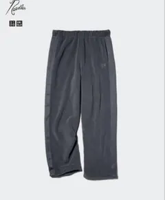 UNIQLO フリースワイドパンツ　 グレー　Lサイズ新品タグ付き