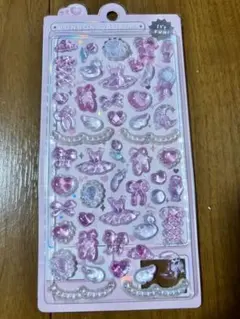 正規品　ボンボンドロップシール ガーリー ピンク バレリーナ クーリア