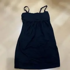 ユニクロ　L カップ付き キャミソール ブラック ブラトップ　チュニック