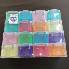 【新品未使用】カラフル収納ボックス 16個セット★説明文ご覧下さい