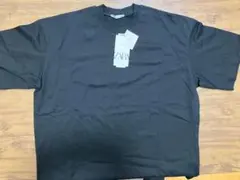 ＊(訳アリ値引/洗濯でおちる汚れ有)新品＊ZARA 黒Tシャツ(EU・US→M)