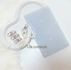 cleargrayblue♡ レジンバインダーA6 韓国 saving 貯金
