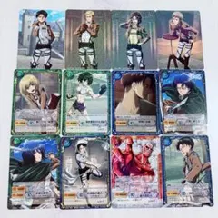 進撃の巨人 ジーククローネ カード ブロマイド プロマイド リヴァイ ハンジ