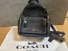 美品✨　COACH ミニリュック　ネイビー