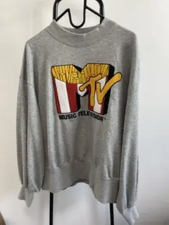 最終値下げ 古着 MTV ポテト スウェット トレーナー グレー