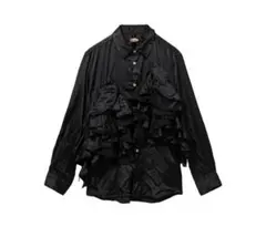 COMME des GARCONS HOMME PLUS ジップ フリルシャツ - メルカリ