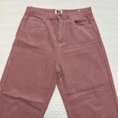 コーデュロイパンツ Lサイズ くすみピンク